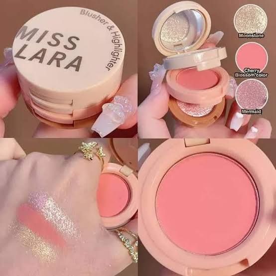 Miss Lara - 3 in 1 Blusher + Highlighter