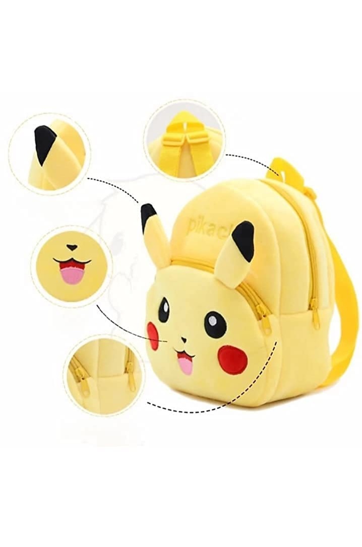 Pokemon Cute Kids Backpack Toddler Bag Plush Animal Cartoon Mini Travel Bag for Baby Girl Boy 9inch