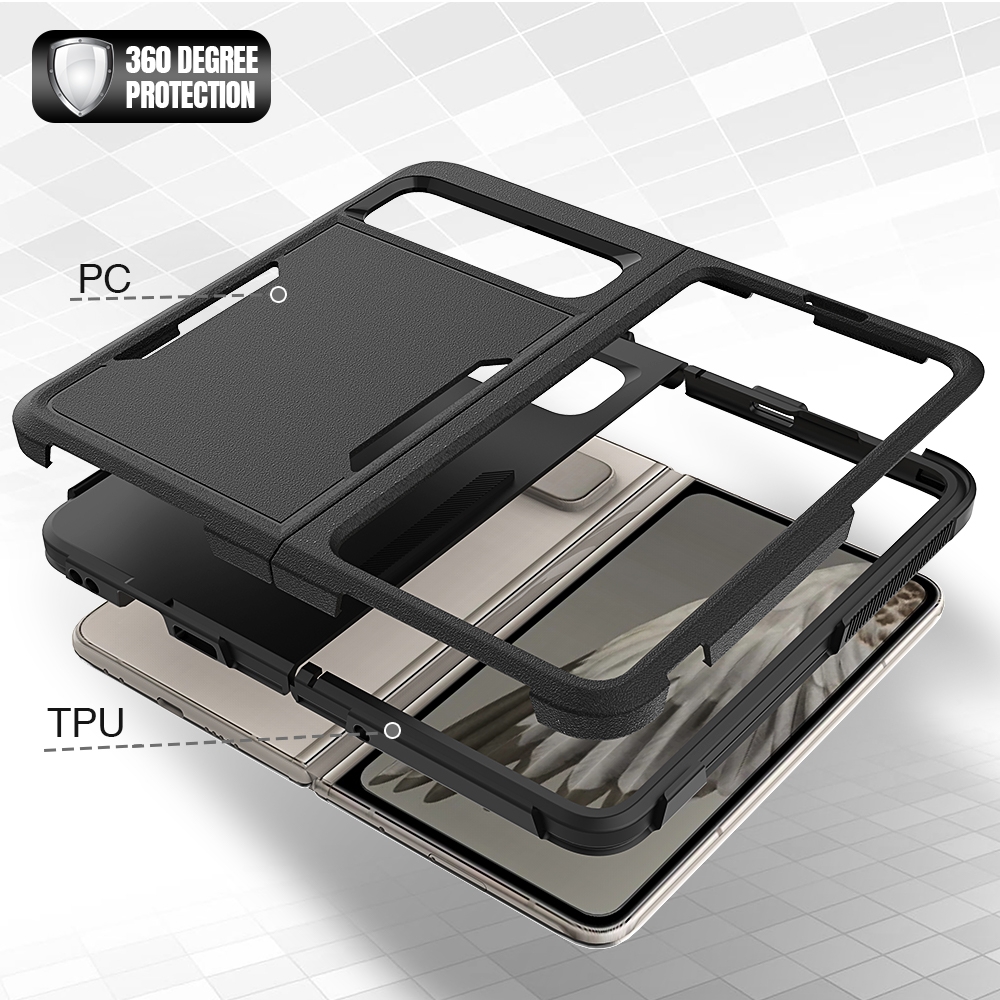2 in 1 PC + TPU Phone Case For Google Pixel Fold. 