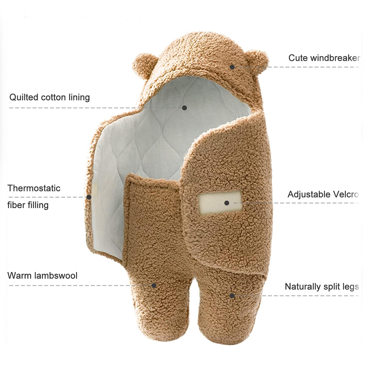 Baby Sleeping Bag Blanket Infant For Boys and Girls (78cm (width) *62 (length) cm,  - 1 piece). 