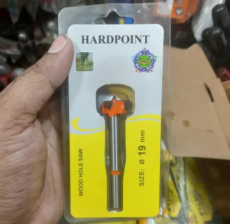 Wood Hole Saw bit 19mm ,Carbide Diameter Hinge Boring Drill Bit for Wood workers same as picture