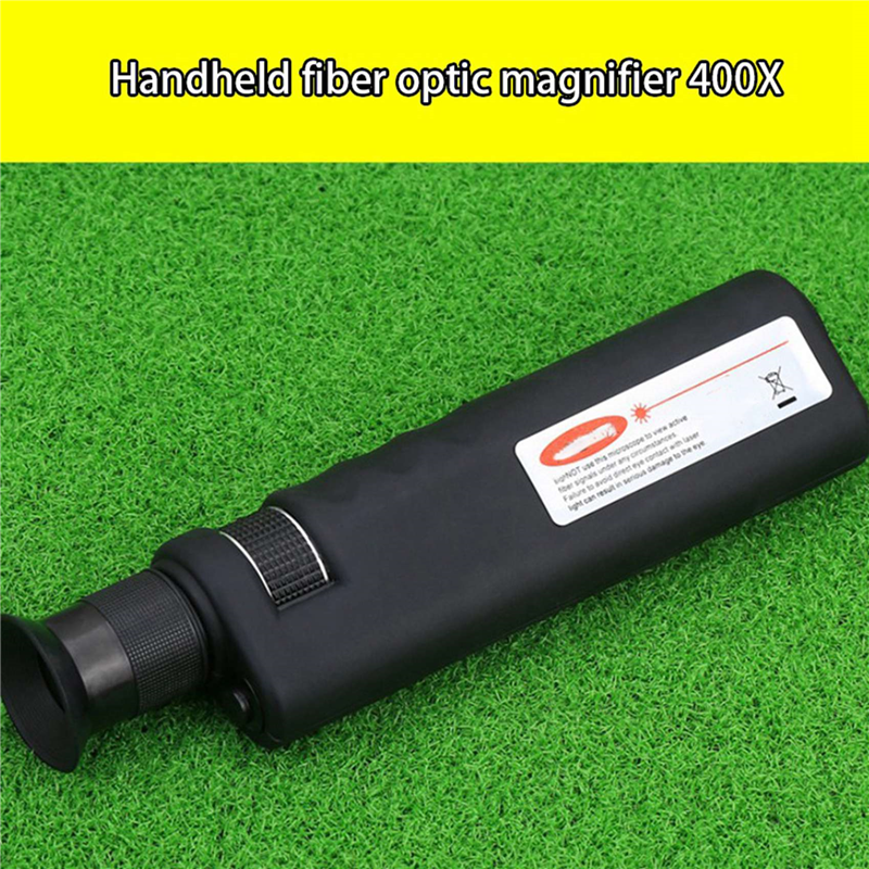 400X Magnification Optical Fiber Inspection Microscope with SC FC LC. 