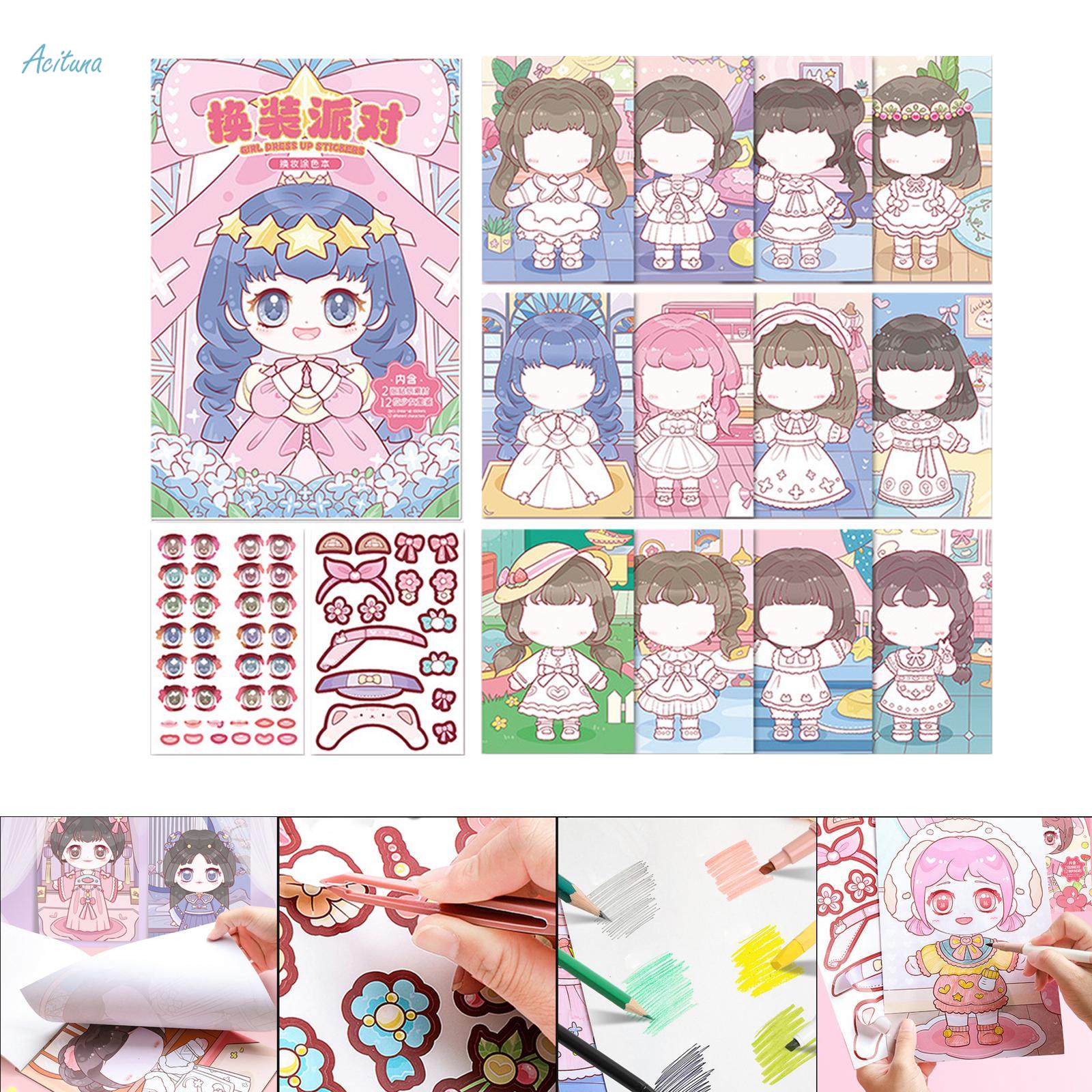 Make A Face Sticker Book DIY Activities Stickers, Funny Wrapping Creativity Make Your Own Stickers