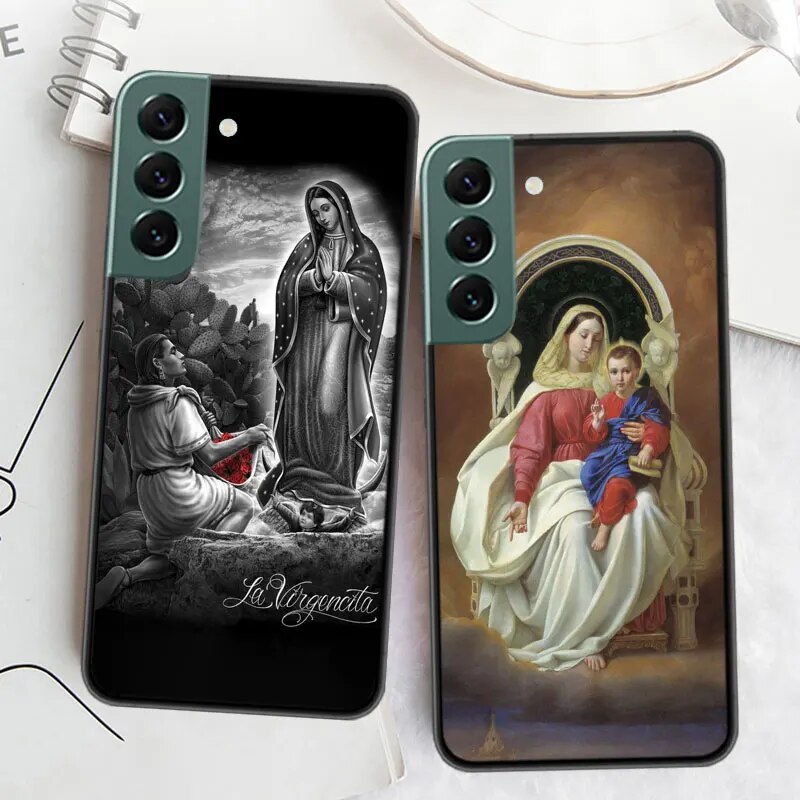 Virgin De Guadalupe Virgen Mary Phone Case For Samsung Galaxy A12 A22 A32 A42 A52 A72 A54 A34 A24 A14 A73 A53 A33 A23 A13 5G F52. 
