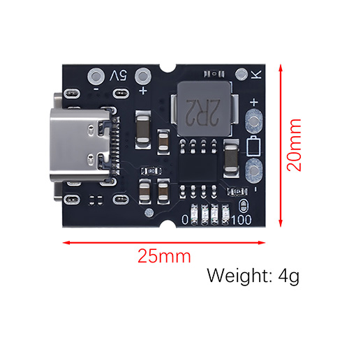 Power Bank Circuit Module Type-C USB 5V 2A Boost Converter Step-Up Power Module. 
