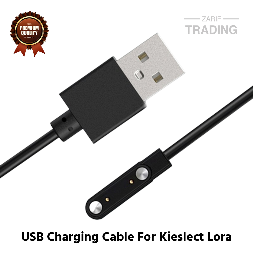 Kieslect Lora Magnetic Charging Cable High Quality USB Charger Cable USB Charging Cable Dock Bracelet Charger for Kieslect Lora Lady Smart Watch. 