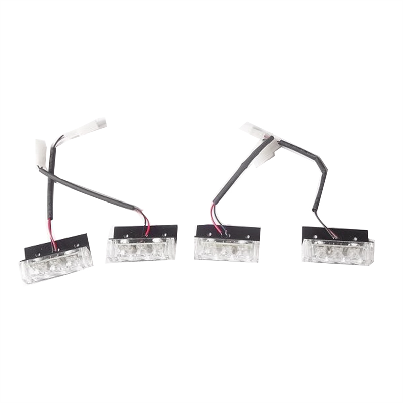 One Drag Four Strobe Lights Strobe Lights Signal Lights Car LED Lights General Car Supplies,Yellow Light. 