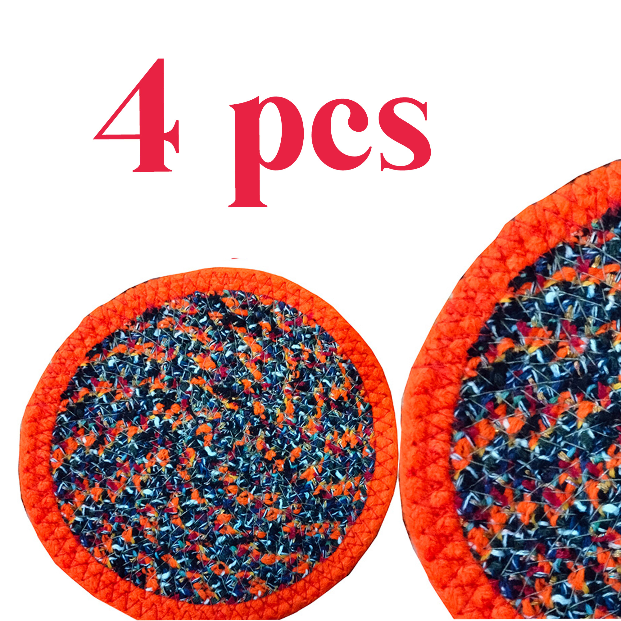 4 Pcs Dining Table Mat Placemat Kitchen Table Linen Accessory - Add A Touch Of Elegance To Your Dining Table With This Set Of Four Placemats. 