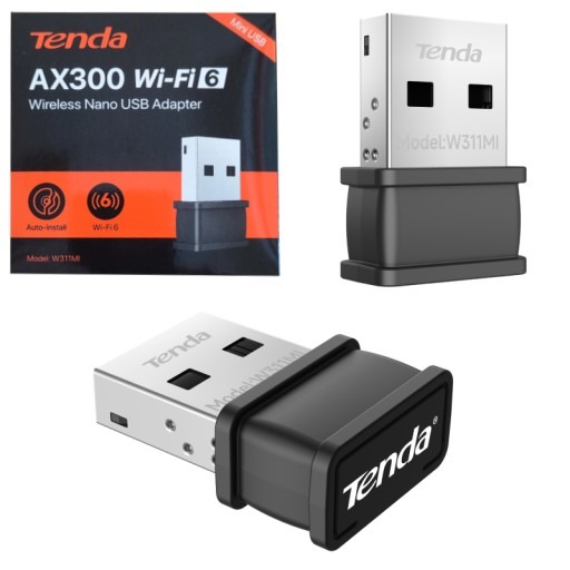 Tenda W311MI AX300 Wi-Fi 6 Wireless Nano USB Adapter