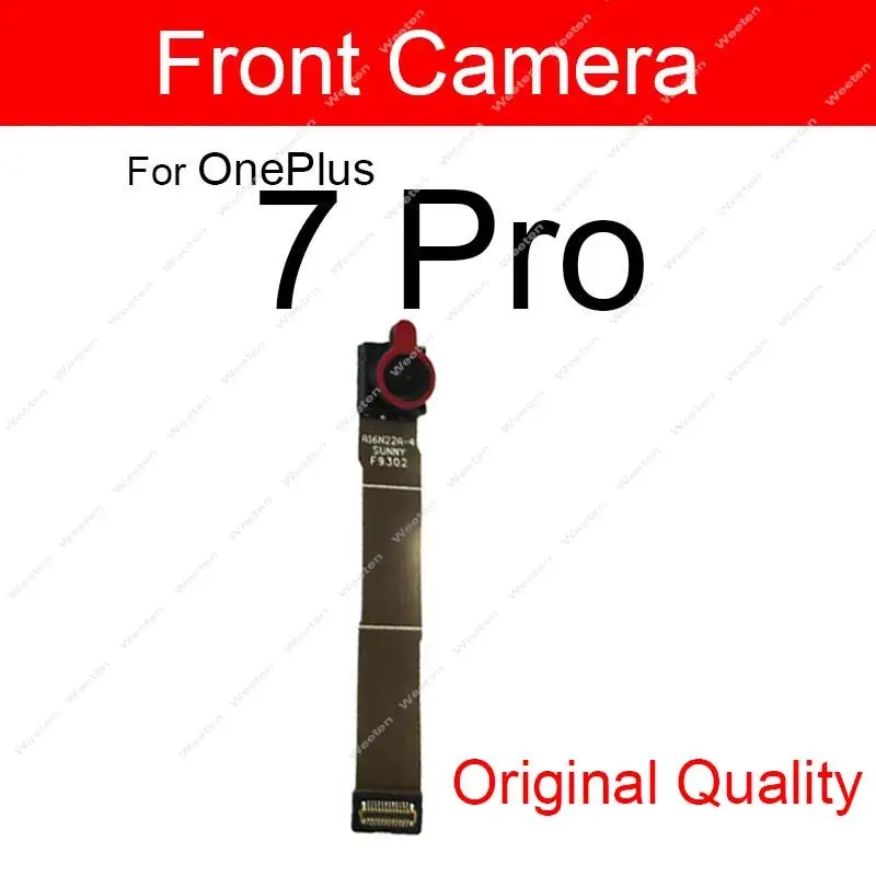 For Oneplus 7 Pro 7T Pro Front Camera Assembly Module Small Facing Front Lift Camera with Shell Flex Cable Ribbon Spare Parts. 