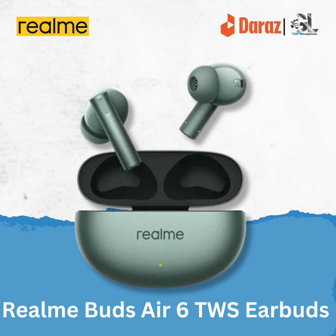 Realme Buds Air 6 TWS Earbuds with up to 50dB ANC