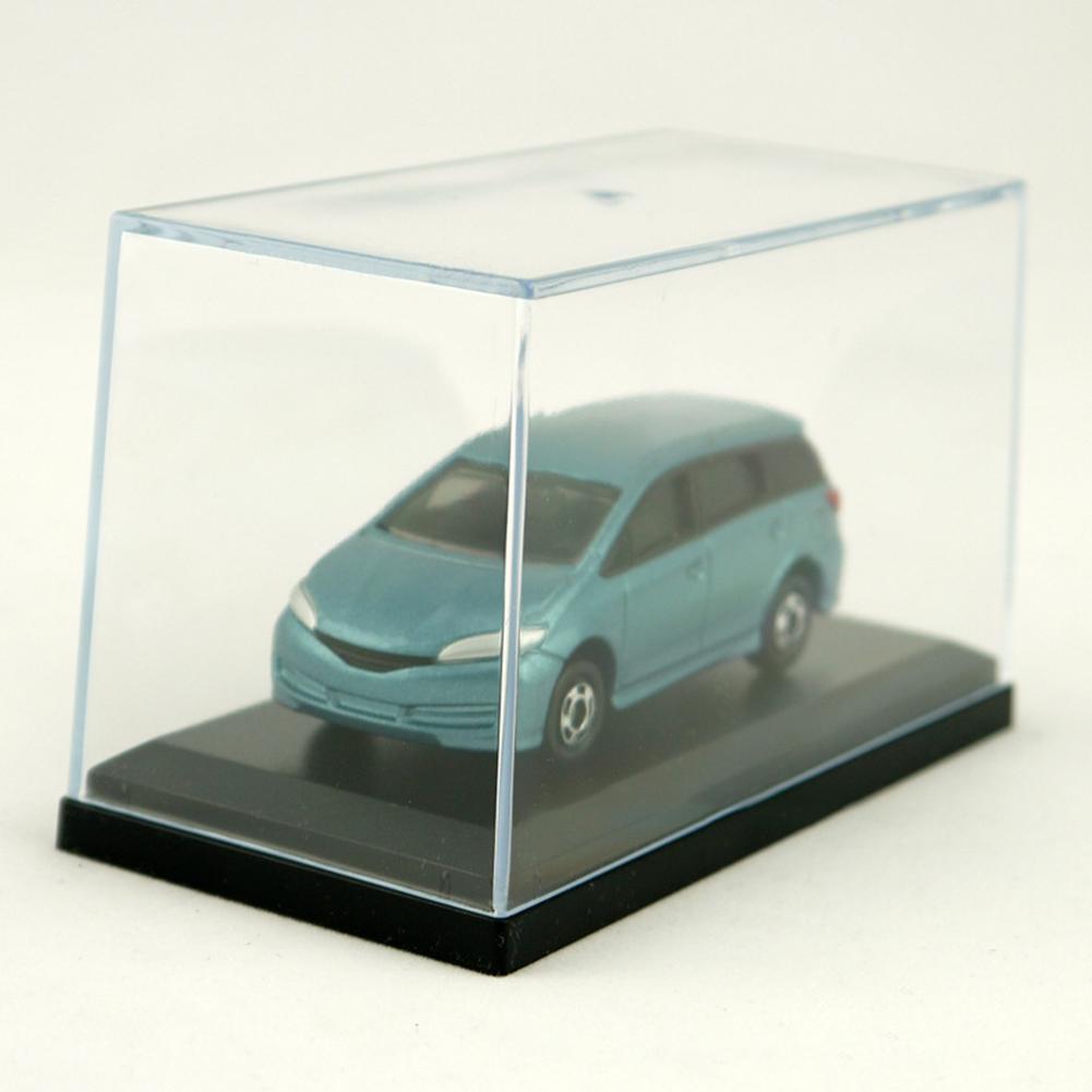 Acrylic Display Case for 1:64 Scale Car Dust-Proof Black Base Display Box for Diecast Model Toy Car. 