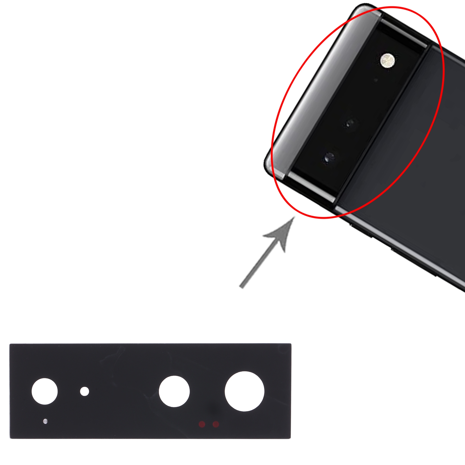 Ready Now- For Google Pixel 6 OEM Back Camera Lens. 