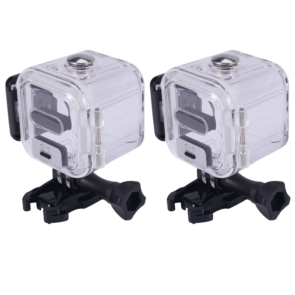 2pcs 45M Waterproof Housing Case for Hero 5, 4 Session Diving und erwater