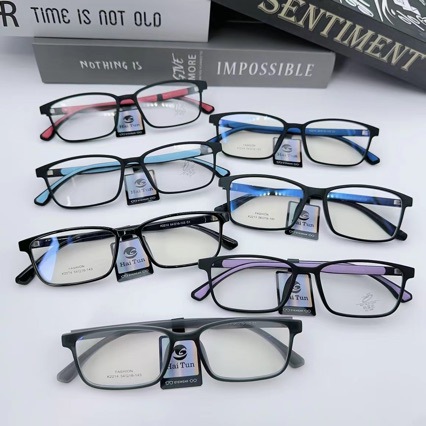 Ultra-light glasses new ultra-light TR90 glasses frame hinge male and female students myopia and low vision glasses frame optical frame