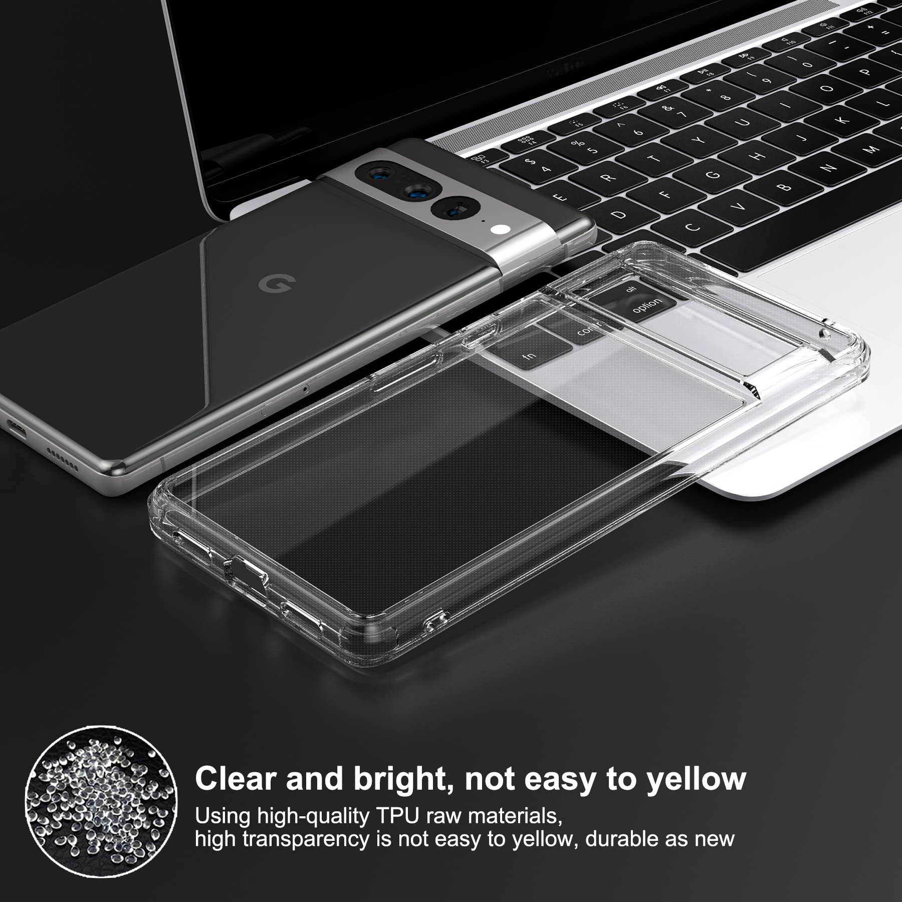 For Google Pixel 7 Pro Q Series Hard Clear Case