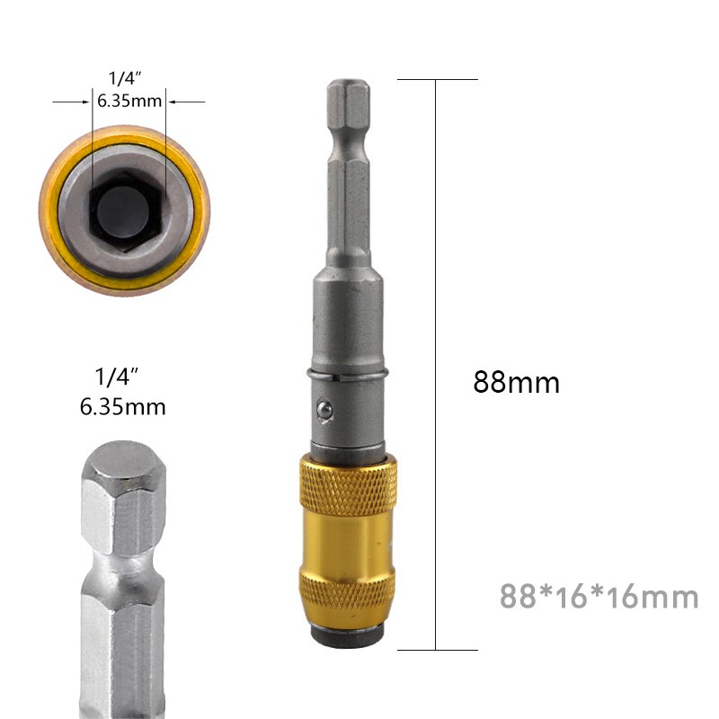 1/4'' Hex Shank Screw Bit Magnetic Screwdriver Bit Adjustable 20 Degree Extension Rod Holder Screw Driver Rod for Electric Screwdriver Drill. 