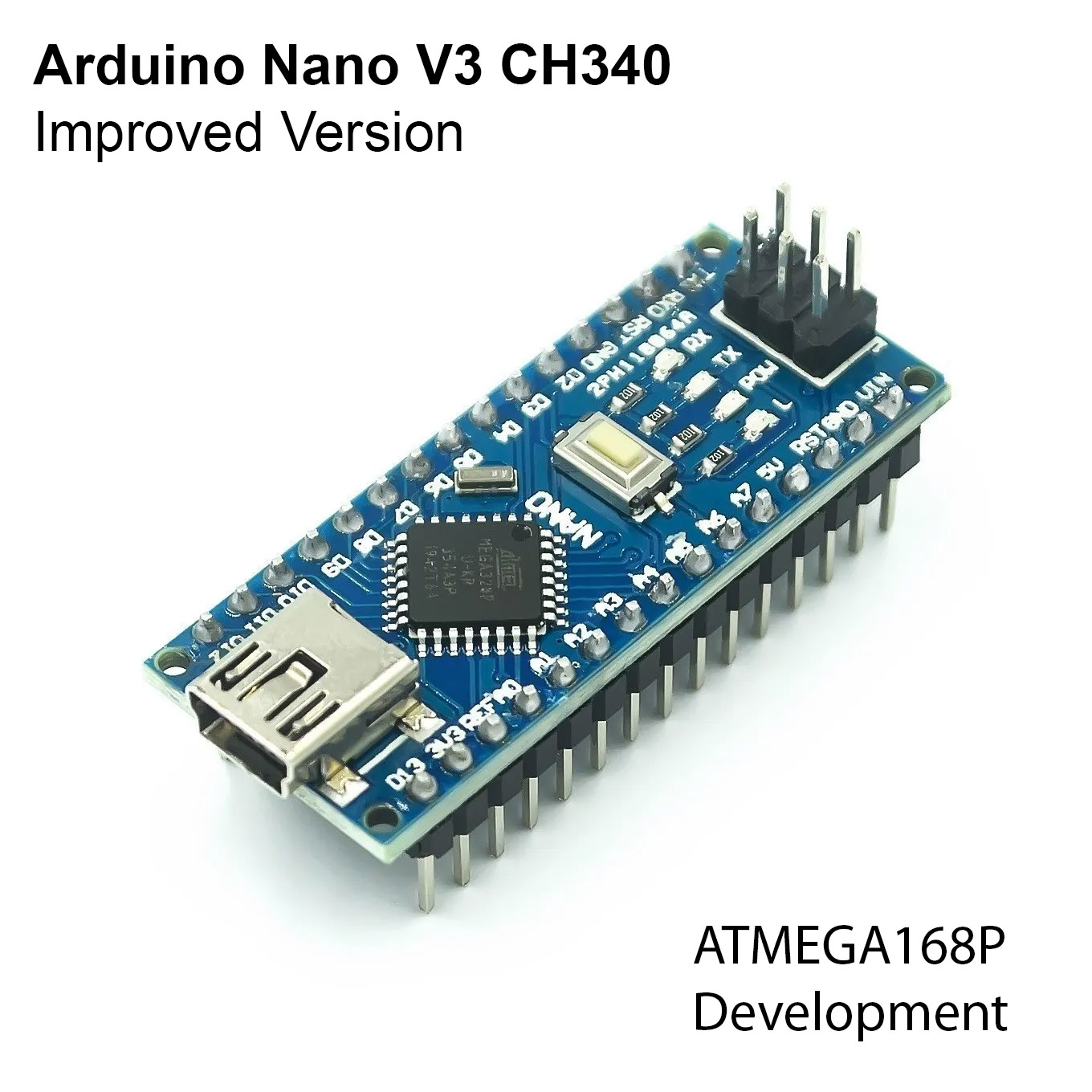 Arduino Nano V3 CH340 Improved Version ATMEGA168P Development Board