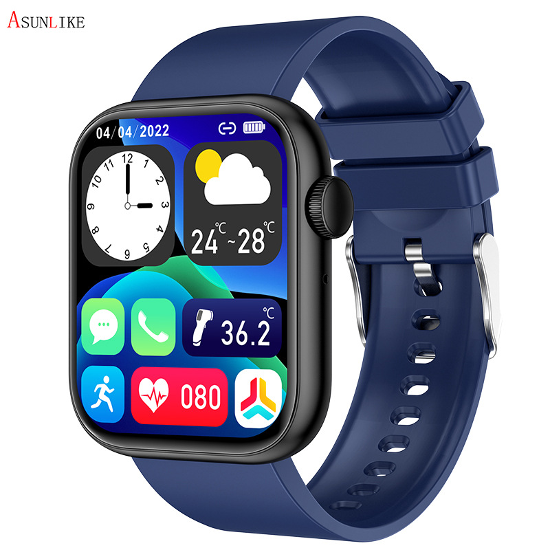 New QX7 Smart Band 1.85 Bluetooth Call One Click Direct Connection to True Blood Oxygen Temperature Sports Watch. 