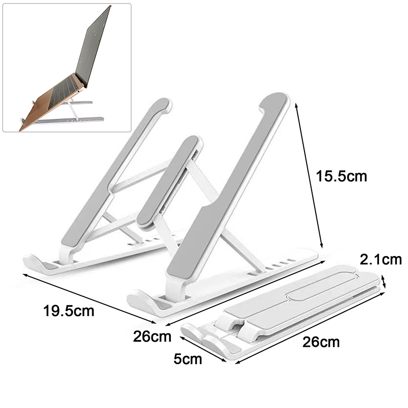 Portable Adjustable Notebook Tablet Holder Phone Stand Encounter. 