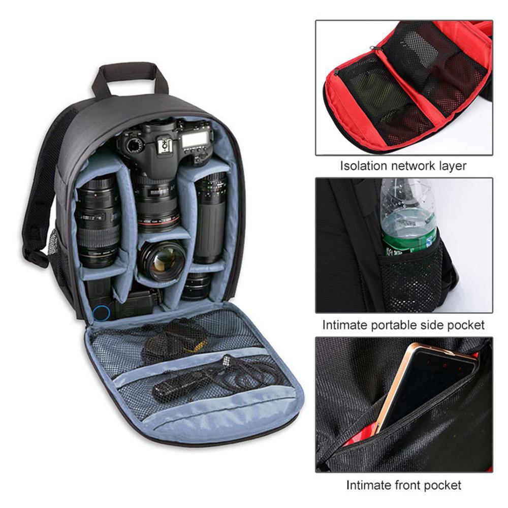 DSLR Camera Backpack Waterproof Camera Bag Organizer with Adjustable Padded for DSLR Cameras Universal Waterproof Digital Camera Backpack. 
