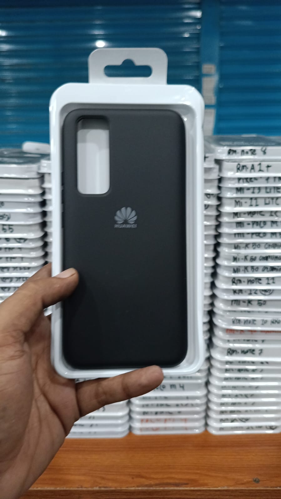 premium box silicone back cover for huawei nova 7