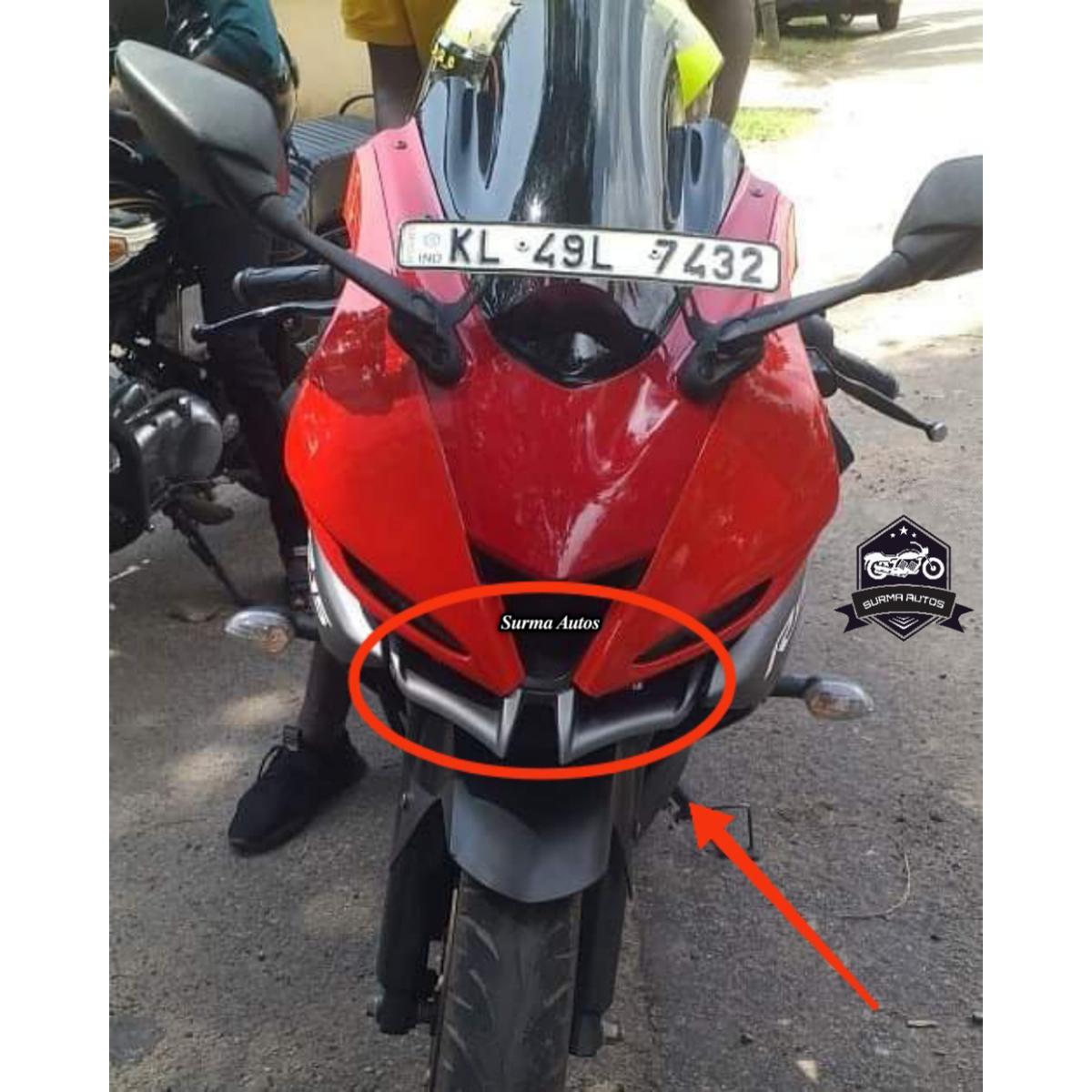 Motorcycle Front Winglet For YAMAHA R15 V3 Mini Motorbike wings