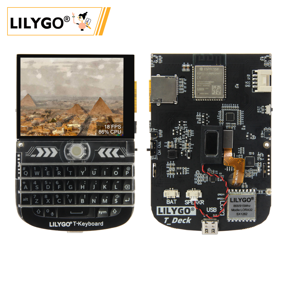 LILYGO ® T-Deck ESP32-S3 LoRa module 2.8-inch touchscreen WiFi Bluetooth development board