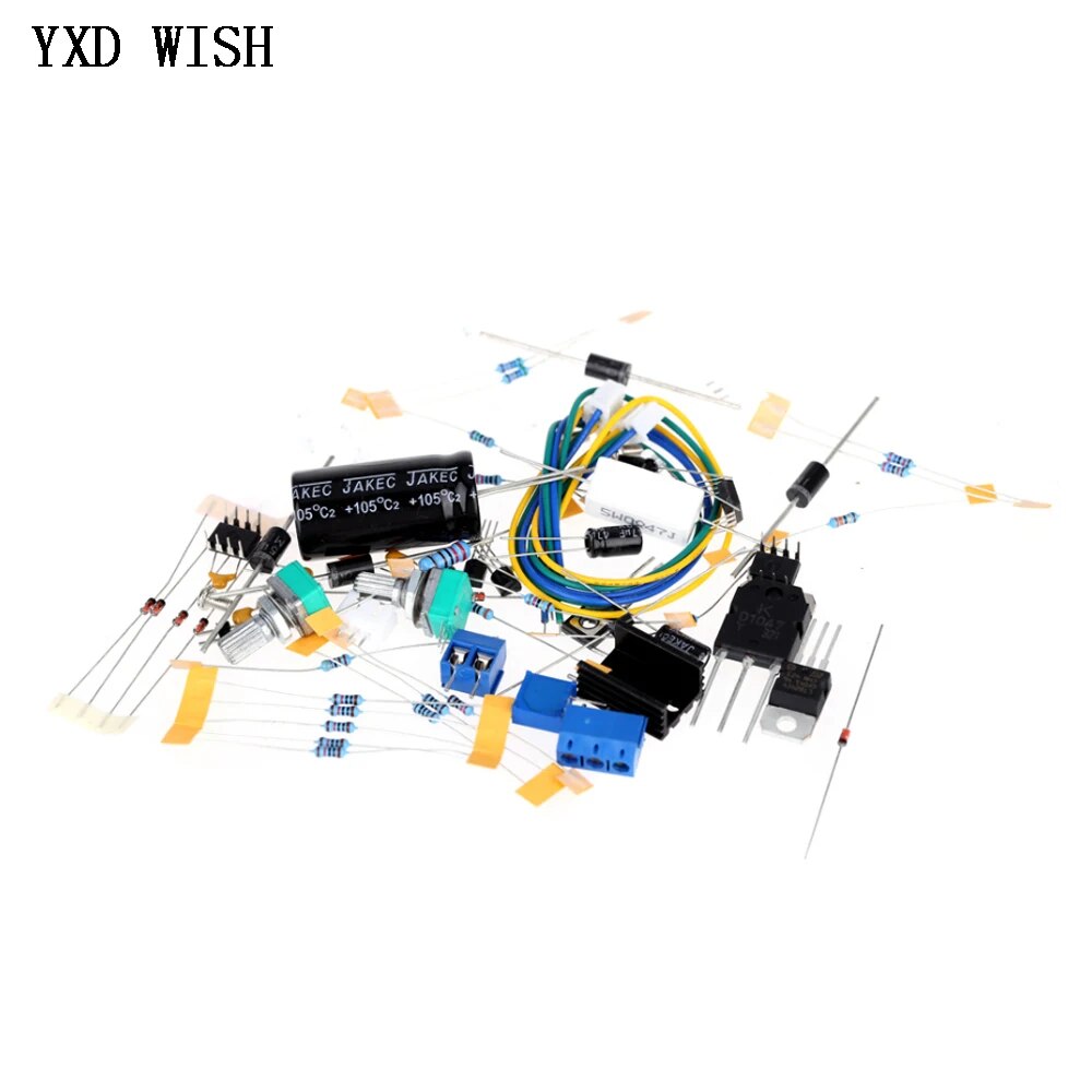 0-30V 2mA-3A DC Regulated Power Supply DIY Kit Continuously Adjustable Current Limiting Protection Voltage Regulator DIY Set. 