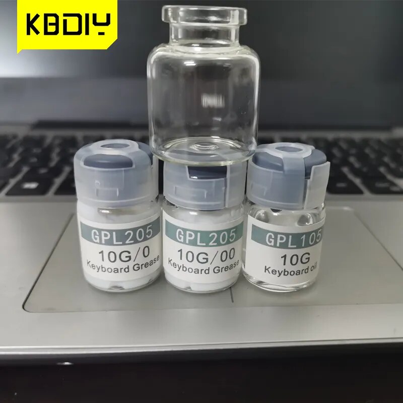 KBDiy Switches Lube Grease Oil GPL105/205 DIY Mechanical Keyboard Keycaps Switch Stabilizer Lubricant For GK61 Anne Pro 2 TM680. 