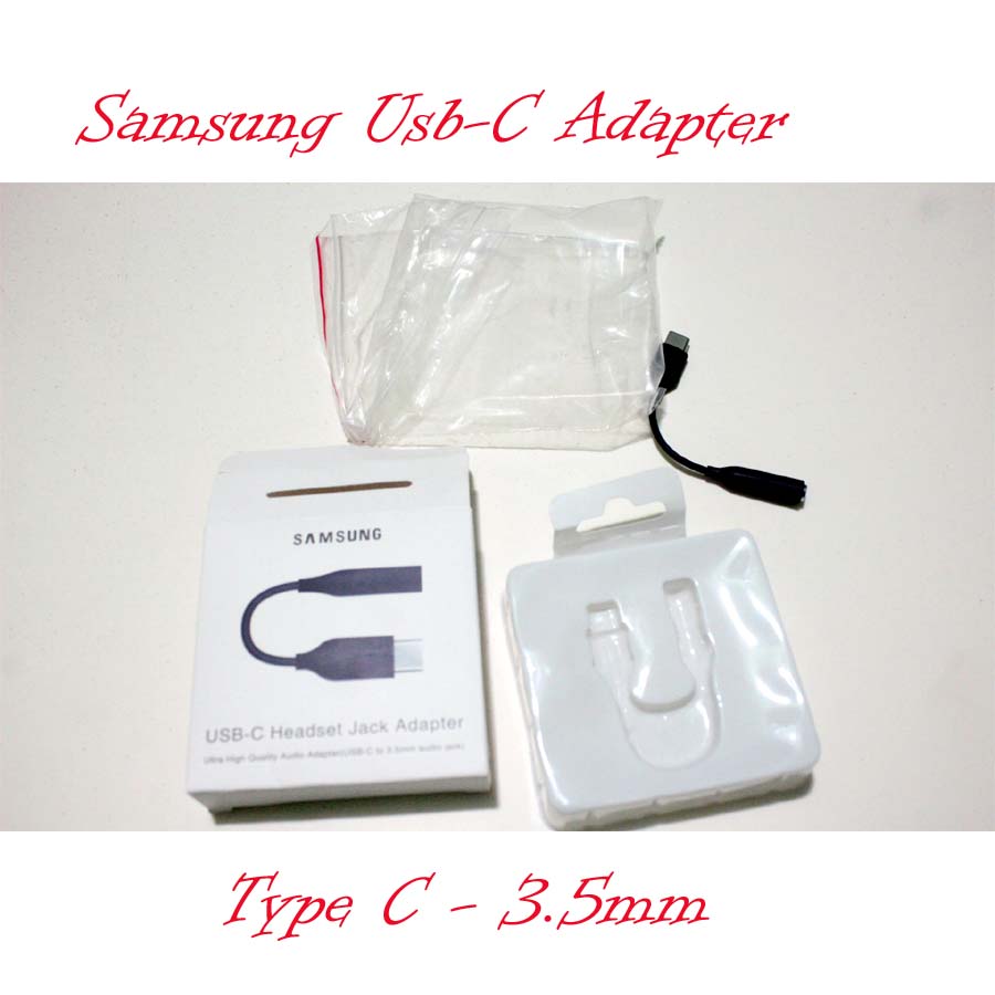Adapter For SAMSUNG Galaxy Note 10 Plus 10+ A90 A80 A6/Samsung Type - C to 3.5mm Headphone Adapter. 