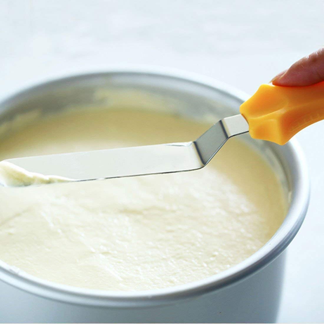 3-in-1 Set of Palette Knife Multi-Function Stainless Steel Cake Icing Spatula Knife Set. 
