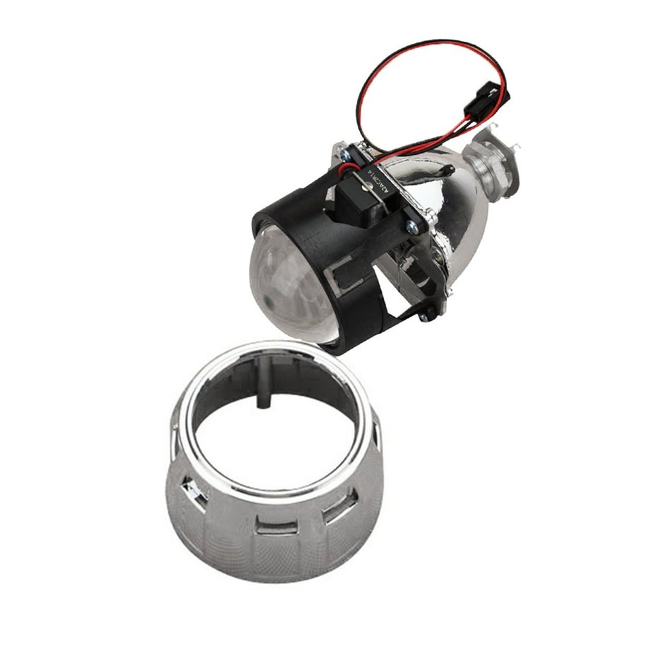 2.5 inch Xenon Bi-xenon HID Clear Projector Lens Shroud Headlight H1 H4 H7. 