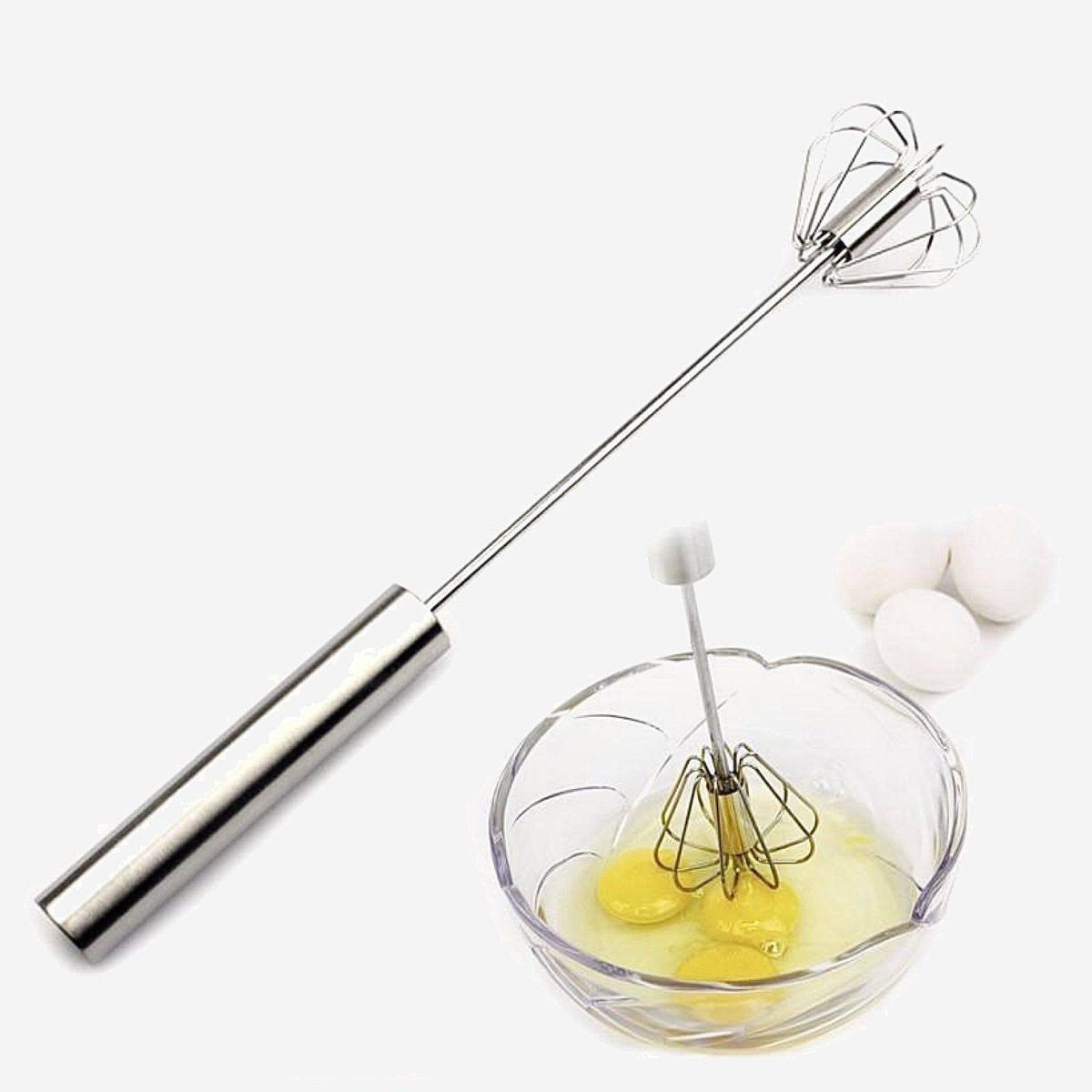 Manual Egg Beater coffee beater manual Whisker Beater Hand Whisker Egg Whisker Coffee Whisker Hand Push Beater Semi Automatic Whisker Stainless Steel Beater