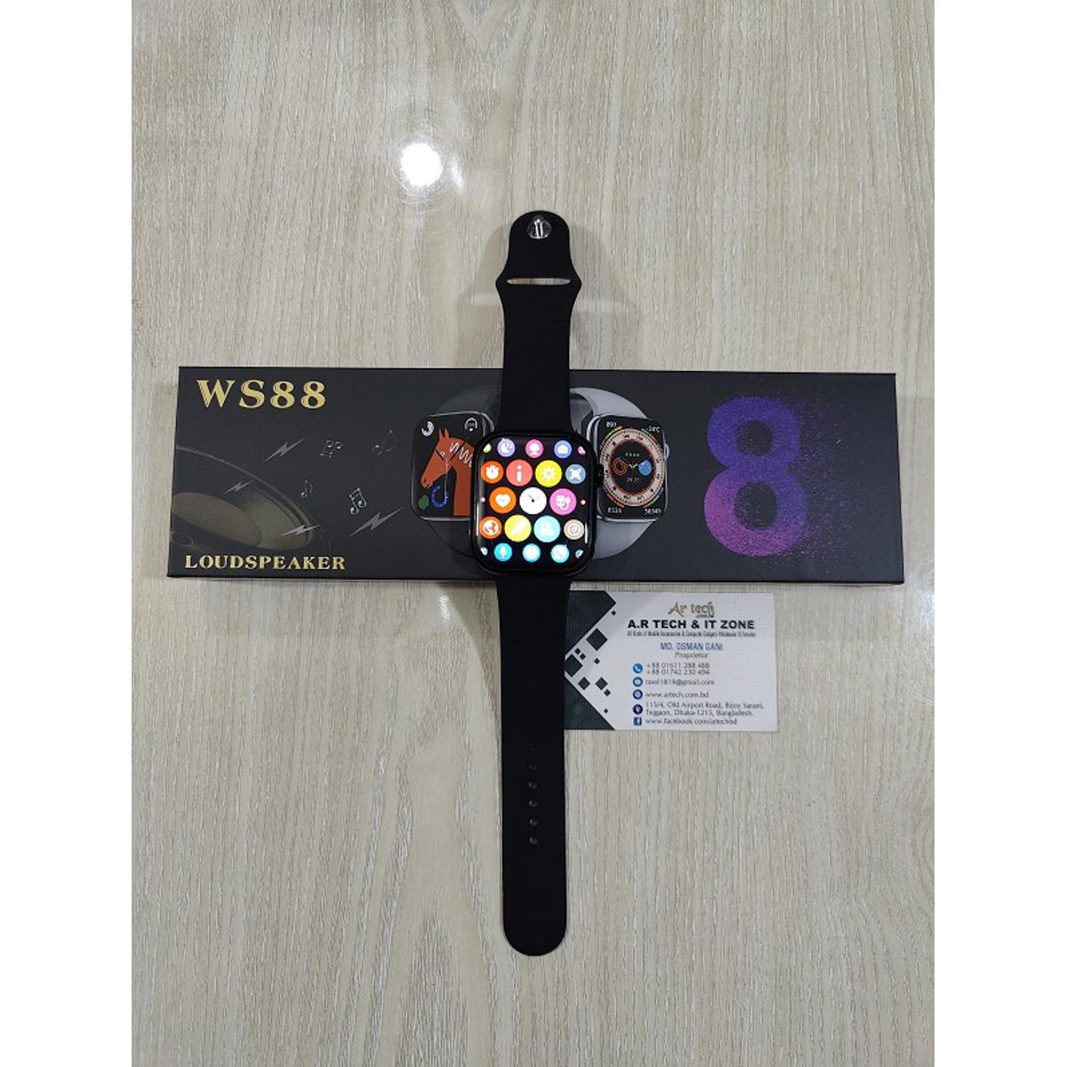 Keqiwear WS88 Smartwatch 1.96 inch Full Display Waterproof Calling Option Series 8