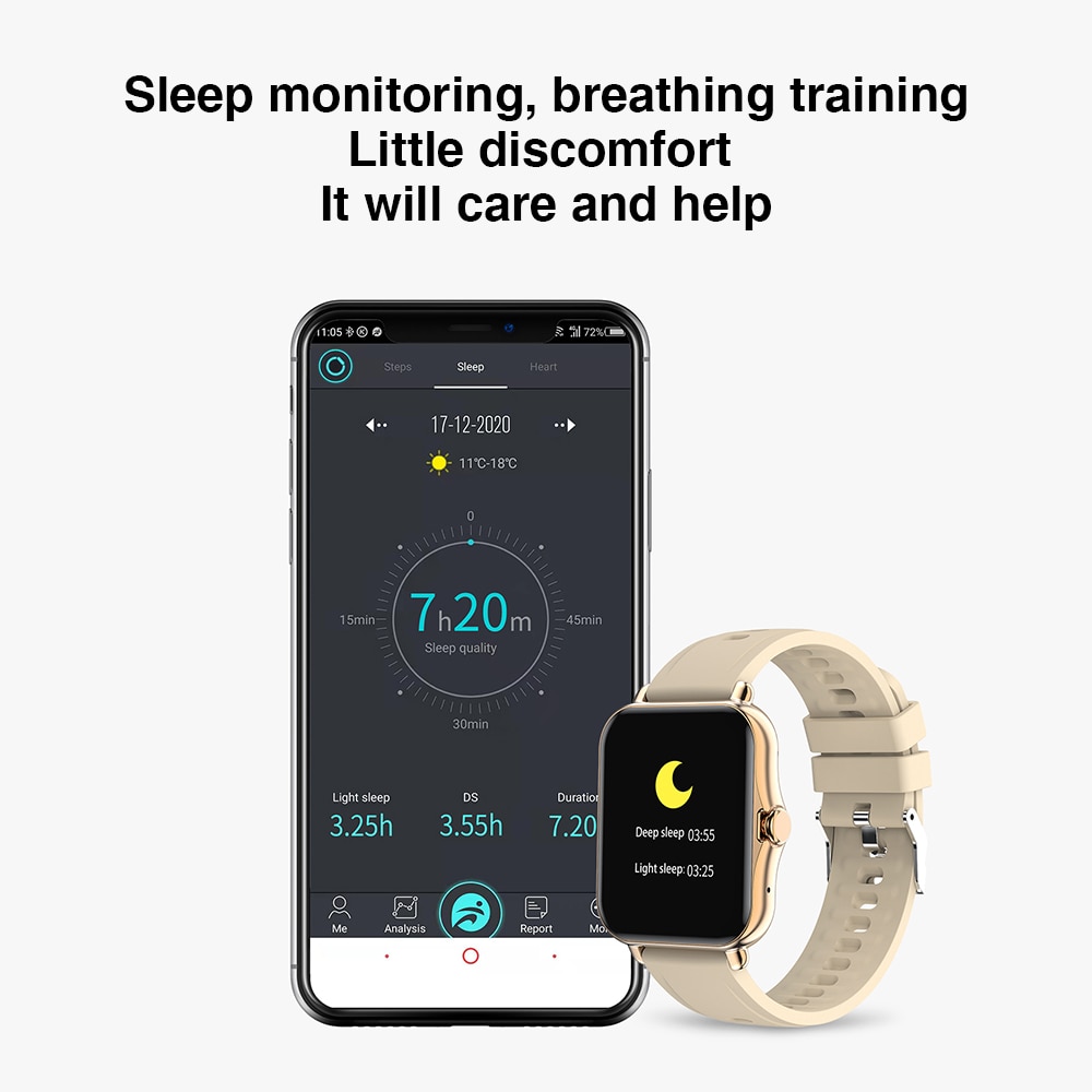 Smart Watch Men Women Bluetooth Call Waterproof Music Control Fitness Tracker Q-8 1.69 Inch Screen Smartwatch For Android IOS. 