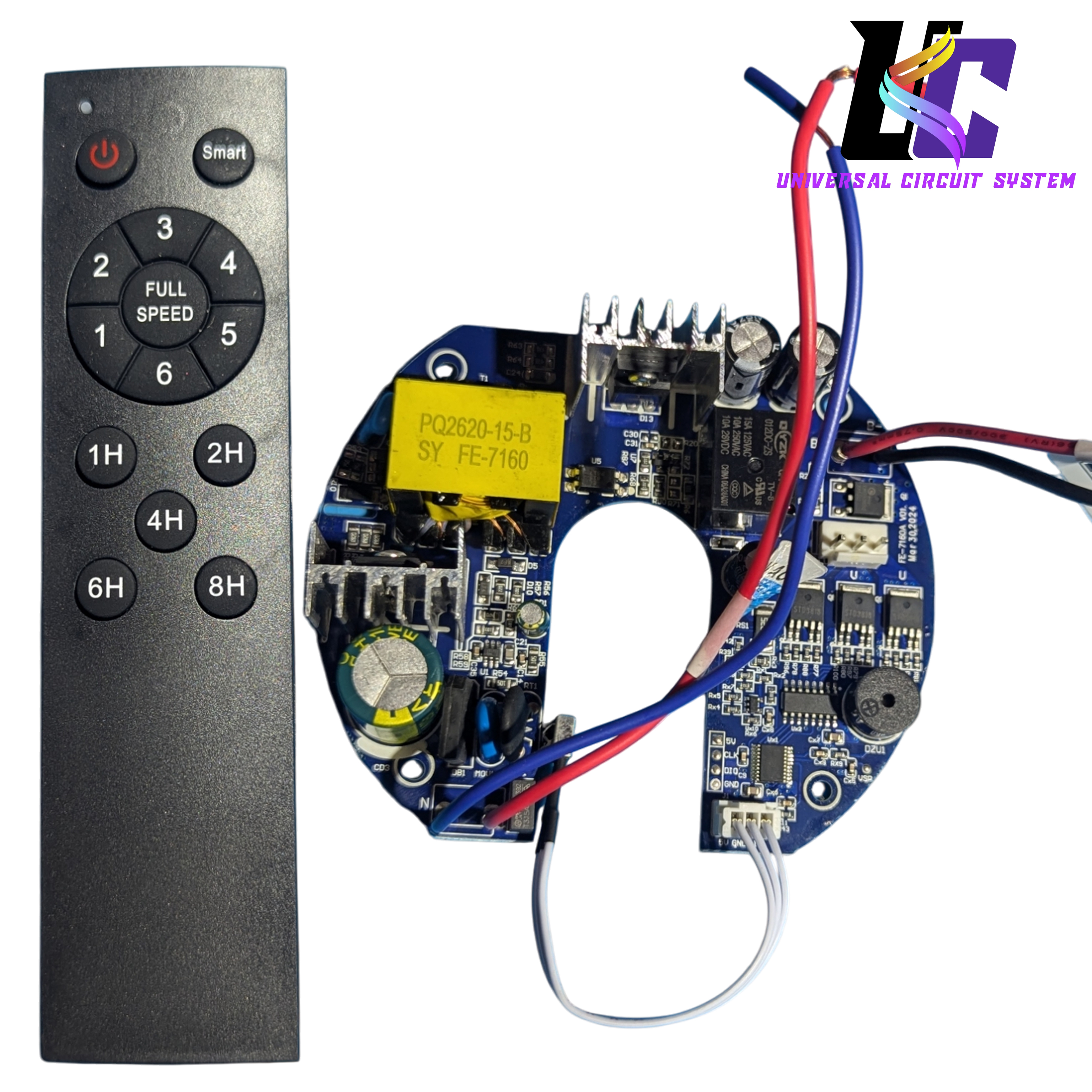 REMOTE CONTROL AC 220V To DC 12V Universal Solar AC/DC 12V Ceiling Fan Circuit Kit, Premium QualityCeiling Fan Controller PCB Circuit Board 60W AC DC Kit Remote Control bldc ceiling fan controller board