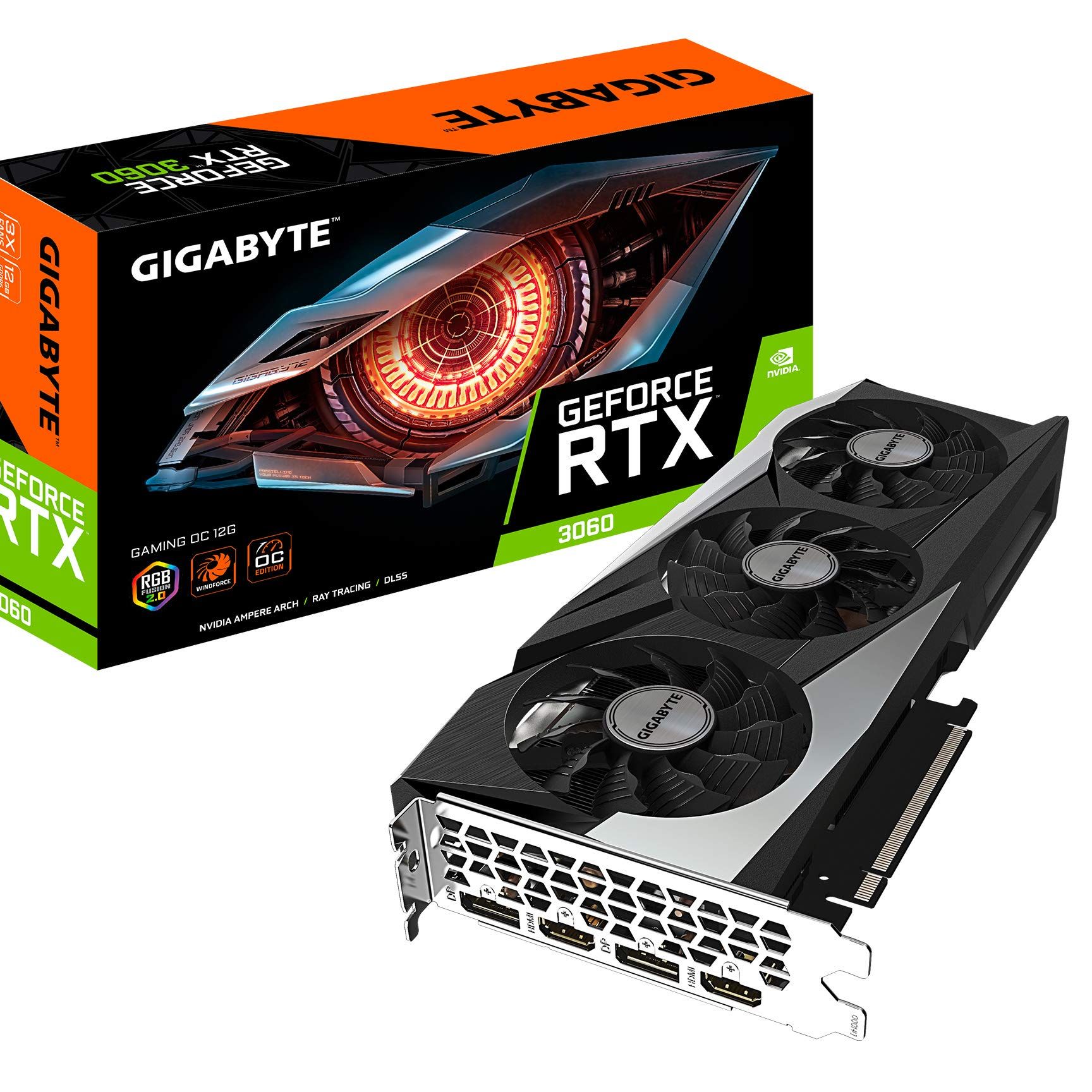 GIGABYTE GeForce RTX 3060 GAMING OC 8GB GDDR6 Graphics Card
