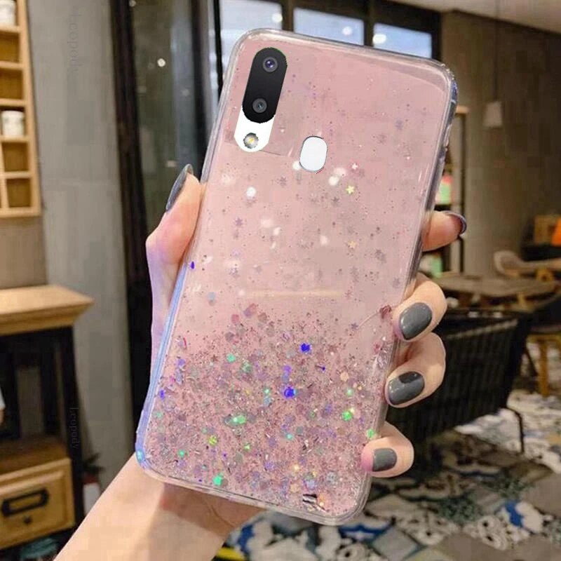 Twinkle Bling Glitter Phone Case For samsung galaxy A20E A20 E A202F A202F A202K A202FDS Full Cover For samsung A 20E Back cover. 