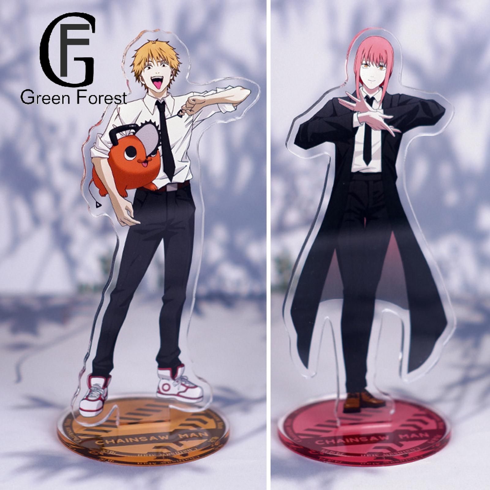 Green forest Anime Figure Standee Smooth/Matte Texture Anime Figure Standee Acrylic Decor Stand. 