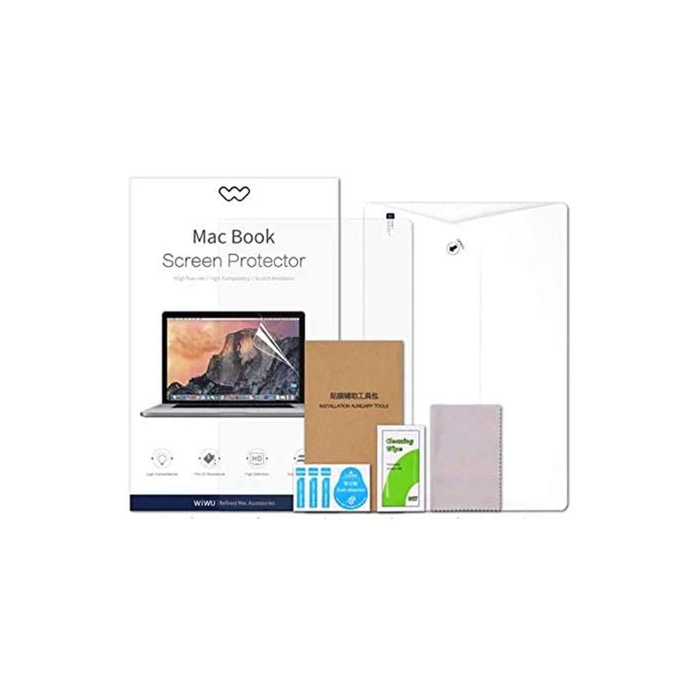 WiWU Macbook Screen Protector High Resolution Anti-glare Ultra Slim Anti-Scratching Film 2pack 2022 M2 Series 13.6 inchi. 