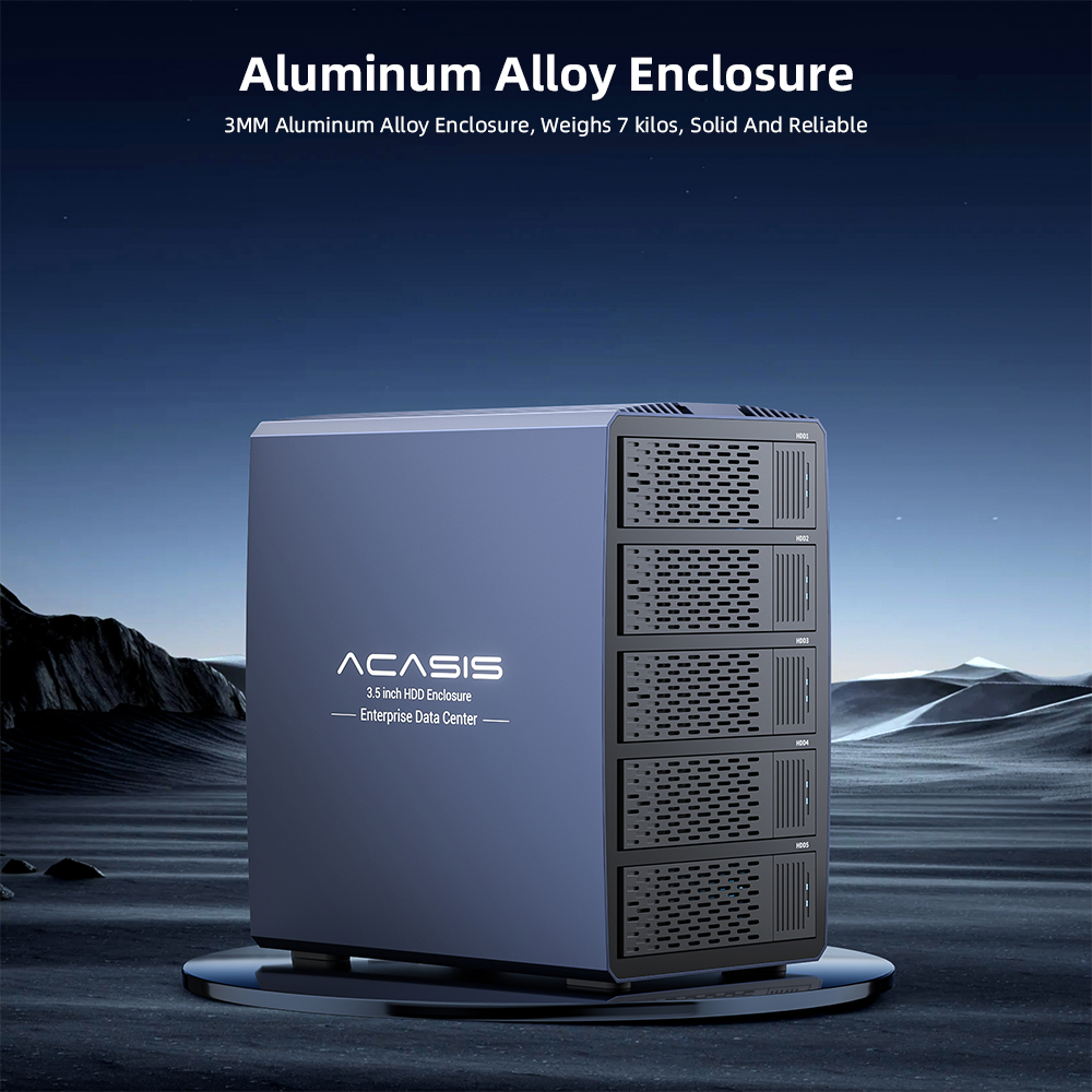 ACASIS 2.5/3.5 Dual Bay SATA To USB 3.0 HDD Enclosure Array Desktop Mobile Hard Disk Box RAID Cabinet USB 3.0 Sata Interface Dual Disc External 36TB for Windows Mac OS. 