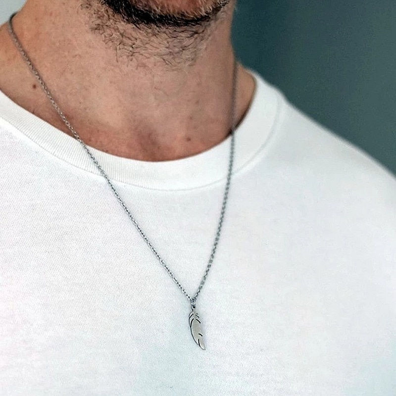 Cool Stuff Male Stainless Steel Pendants Necklace Indie Neck Chain