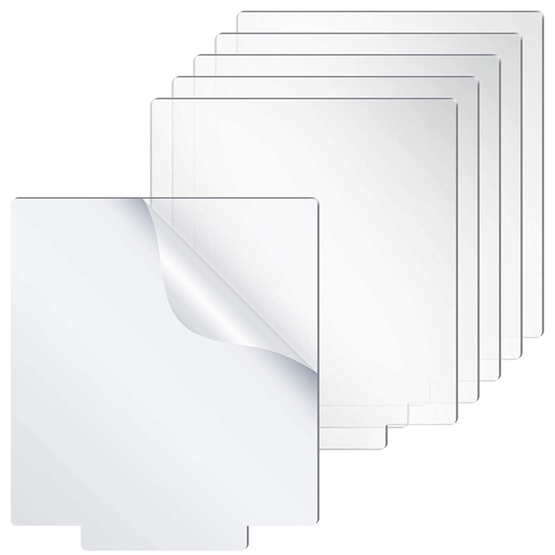 Acrylic Sheet Clear Cast for LED Light Base Table Signs DIY Display Projects Craft Led Lights for Projects 6 Pieces. 