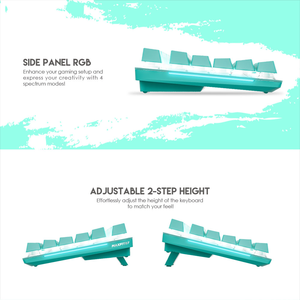 FANTECH MK856 MAXFIT87 RGB MECHANICAL KEYBOARD. 