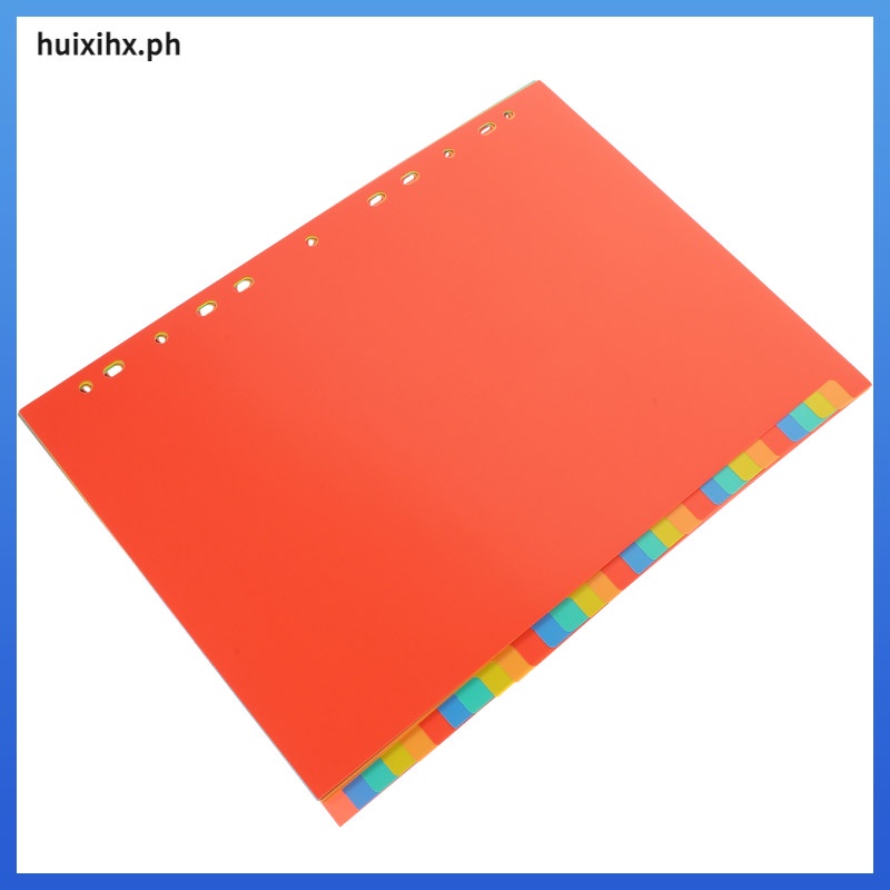 31 Sheets Plastic File Folder Tag Dividers Binder Page Organizer Adhesive Slip Paper Blank Loose Leaf Labels Notebook Supplies Tab huixihx. 