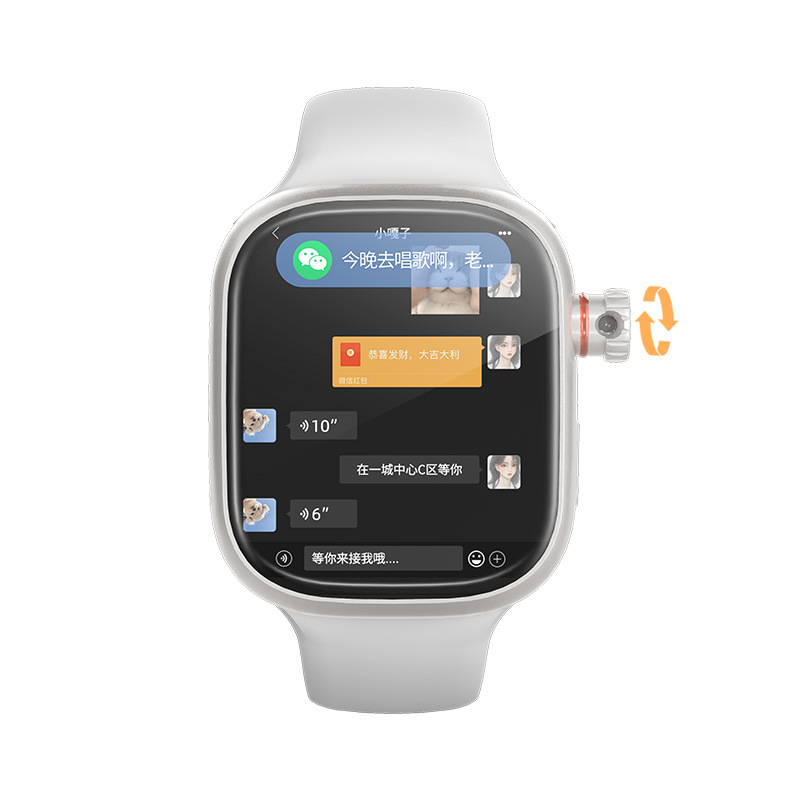 DW99 smartwatch Huaqiangbei S9 cellular ultra 2 non Ziteng pull-out camera 5G Android card insertion version. 