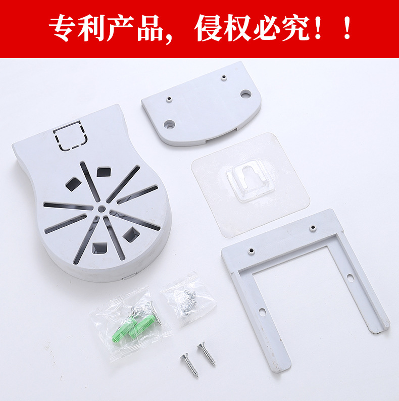 Non-perforated monitoring bracket Xiaomi EZVIZ Cloud 360 home 86 panel camera base hidden line moving head machine. 