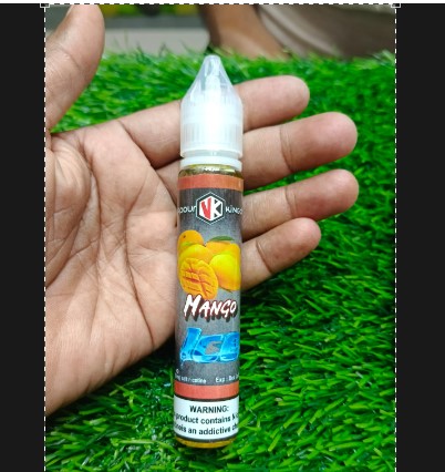 International PRC product vape e cigarette Mango Ice liquid juice  30 ml - 1 piece. 