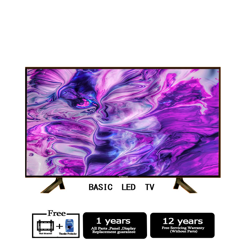 Vikan 32 Inche Hd Led Tv Basic 4k Supported. 